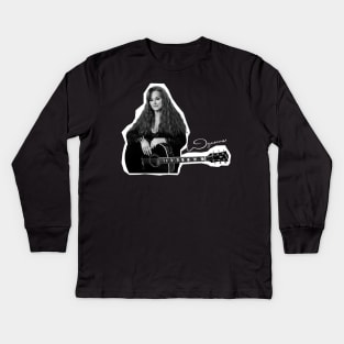 Wynonna Judd High Quality Kids Long Sleeve T-Shirt